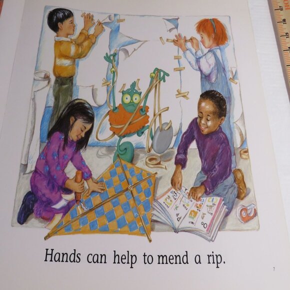 Hands, Hands, Hands BIG BOOK (almost 2 feet tall) by Marcia Vaughan Classroom - Picture 6 of 12